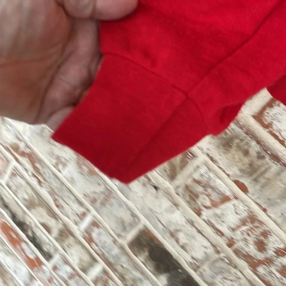 Sanctuary Red Raglan Light Weight Sweater - Picture 2 of 10